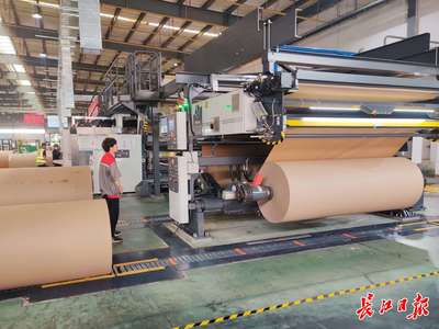这家生产国内最宽纸板产品的武汉工厂,为何要给原料纸"植入芯片"