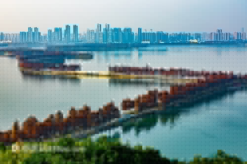 武汉东湖绿道 城市繁华中的自然诗意